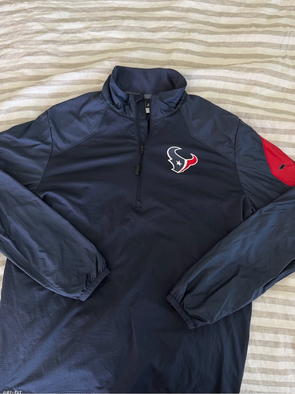 NFL Houston Texans Dri-FIT Quarter-Zip Pullover